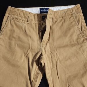 American Eagle Outfitters Tan Chinos Classic Cotton Twill